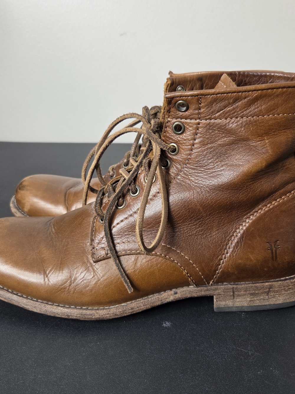 Frye Men's Tyler Brown Leather Lace-Up Boot